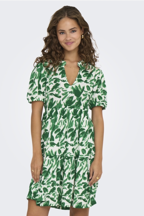 Jacqueline de Yong jdyzoey s/s v neck dress jrs atk
